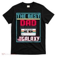 Best Dad In The Galaxy Cassette Mix Tape T-Shirt thumb 0