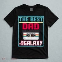 Best Dad In The Galaxy Cassette Mix Tape T-Shirt thumb 5