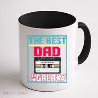 Best Dad In The Galaxy Cassette Mix Tape Coffee Mug thumb 1