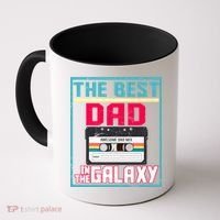Best Dad In The Galaxy Cassette Mix Tape Coffee Mug thumb 0