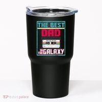 Best Dad In The Galaxy Cassette Mix Tape Tumbler thumb 0