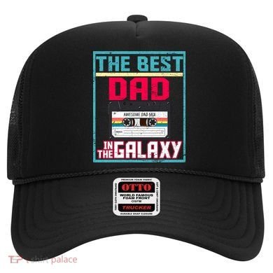 Best Dad In The Galaxy Cassette Mix Tape Hat