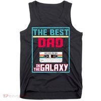 Best Dad In The Galaxy Cassette Mix Tape Tank Top thumb 0