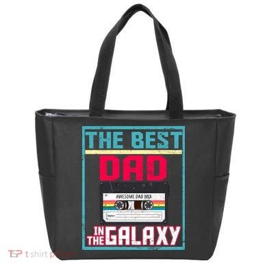 Best Dad In The Galaxy Cassette Mix Tape Tote Bag