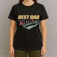 Best Dad In The Galaxy Cute Father's Day T-Shirt thumb 4