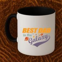 Best Dad In The Galaxy Cute Father's Day Coffee Mug thumb 2