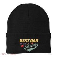 Best Dad In The Galaxy Cute Father's Day Beanie thumb 0
