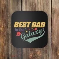 Best Dad In The Galaxy Cute Father's Day Coaster thumb 0