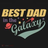 Best Dad In The Galaxy Cute Father's Day Coaster thumb 2