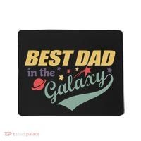 Best Dad In The Galaxy Cute Father's Day Mousepad thumb 0