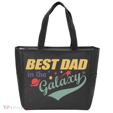 Best Dad In The Galaxy Cute Father's Day Tote Bag
