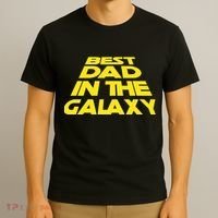 Best Dad In The Galaxy Father's Day T-Shirt thumb 3
