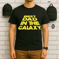 Best Dad In The Galaxy Father's Day T-Shirt thumb 6