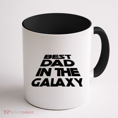Best Dad In The Galaxy Father's Day Coffee Mug back
