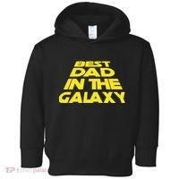 Best Dad In The Galaxy Father's Day Toddler Hoodie thumb 0