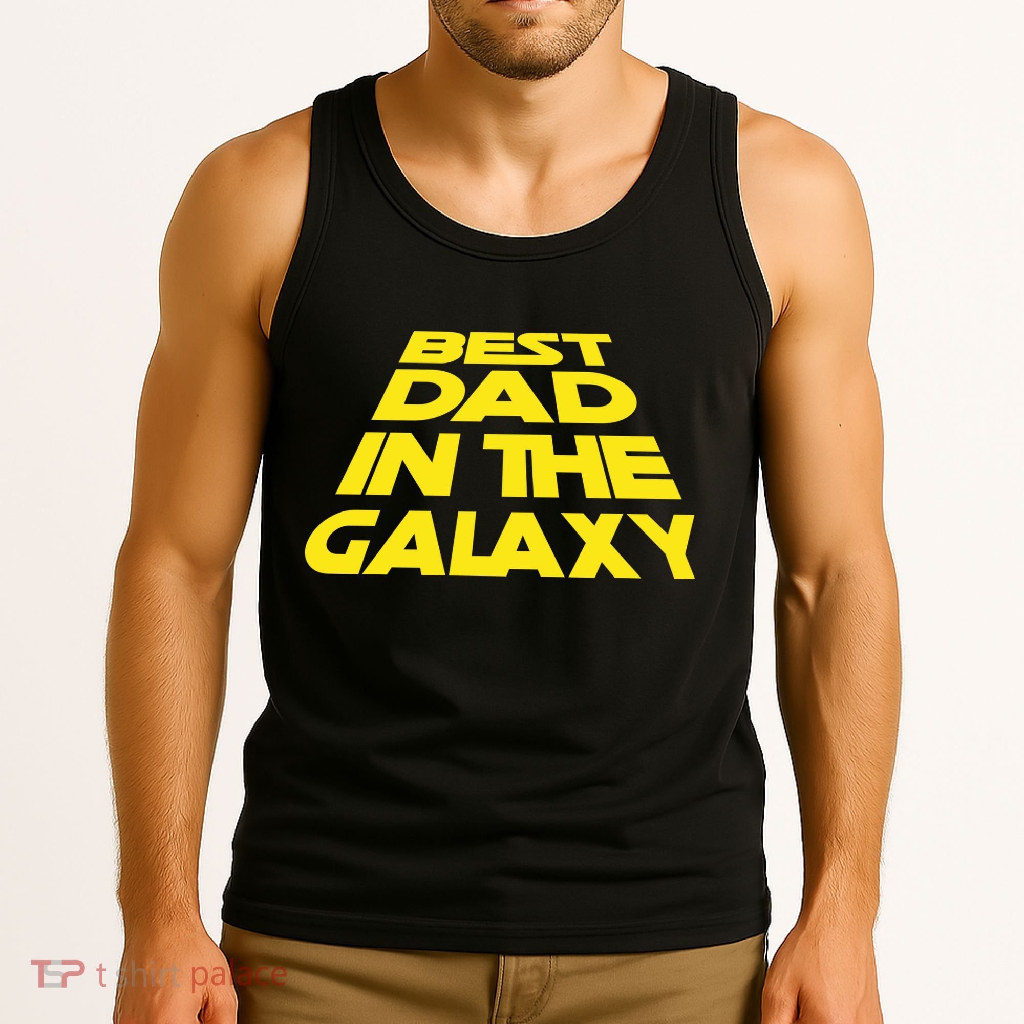 Best Dad In The Galaxy Father's Day Tank Top