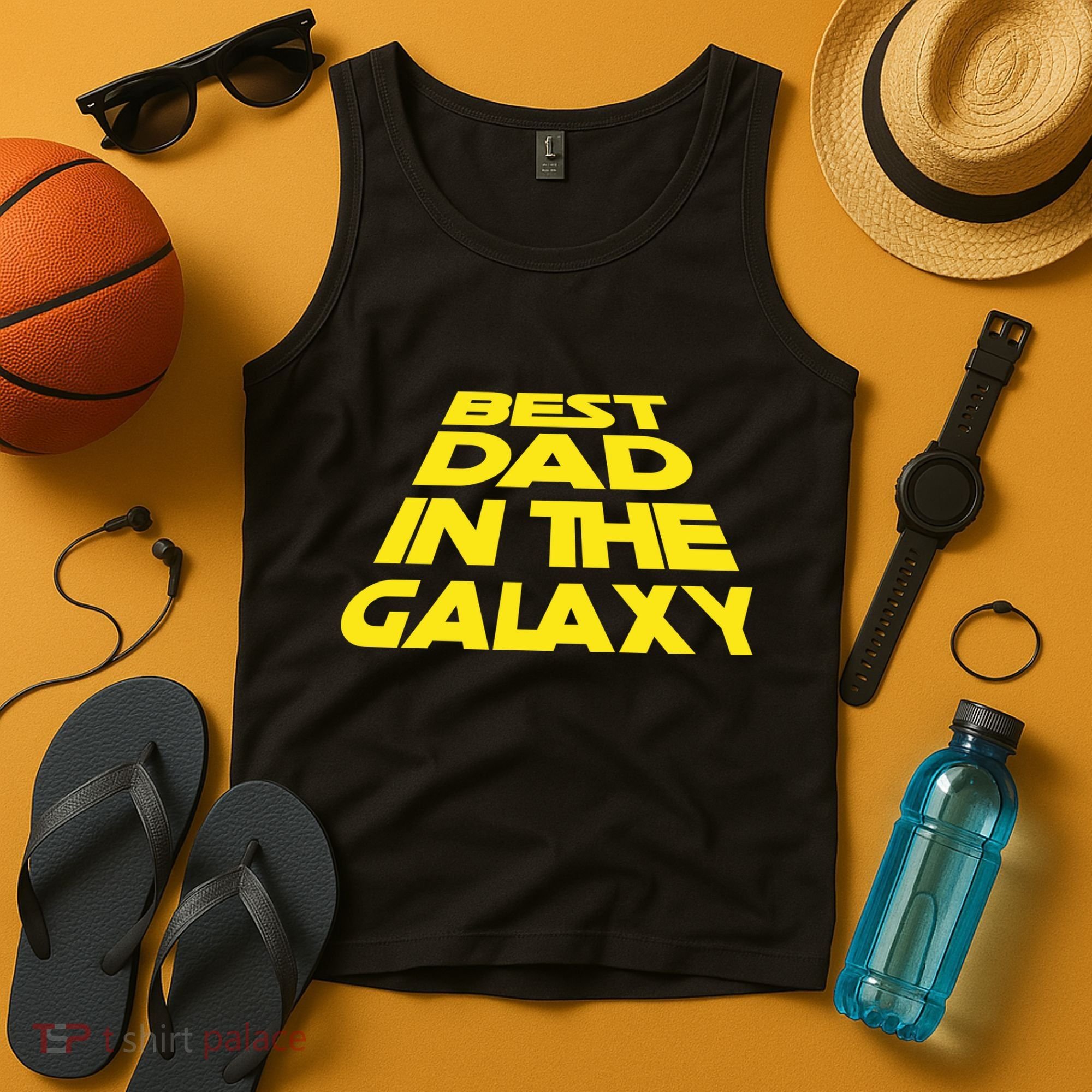 Best Dad In The Galaxy Father's Day Tank Top