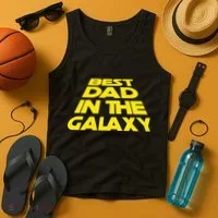 Best Dad In The Galaxy Father's Day Tank Top thumb 4