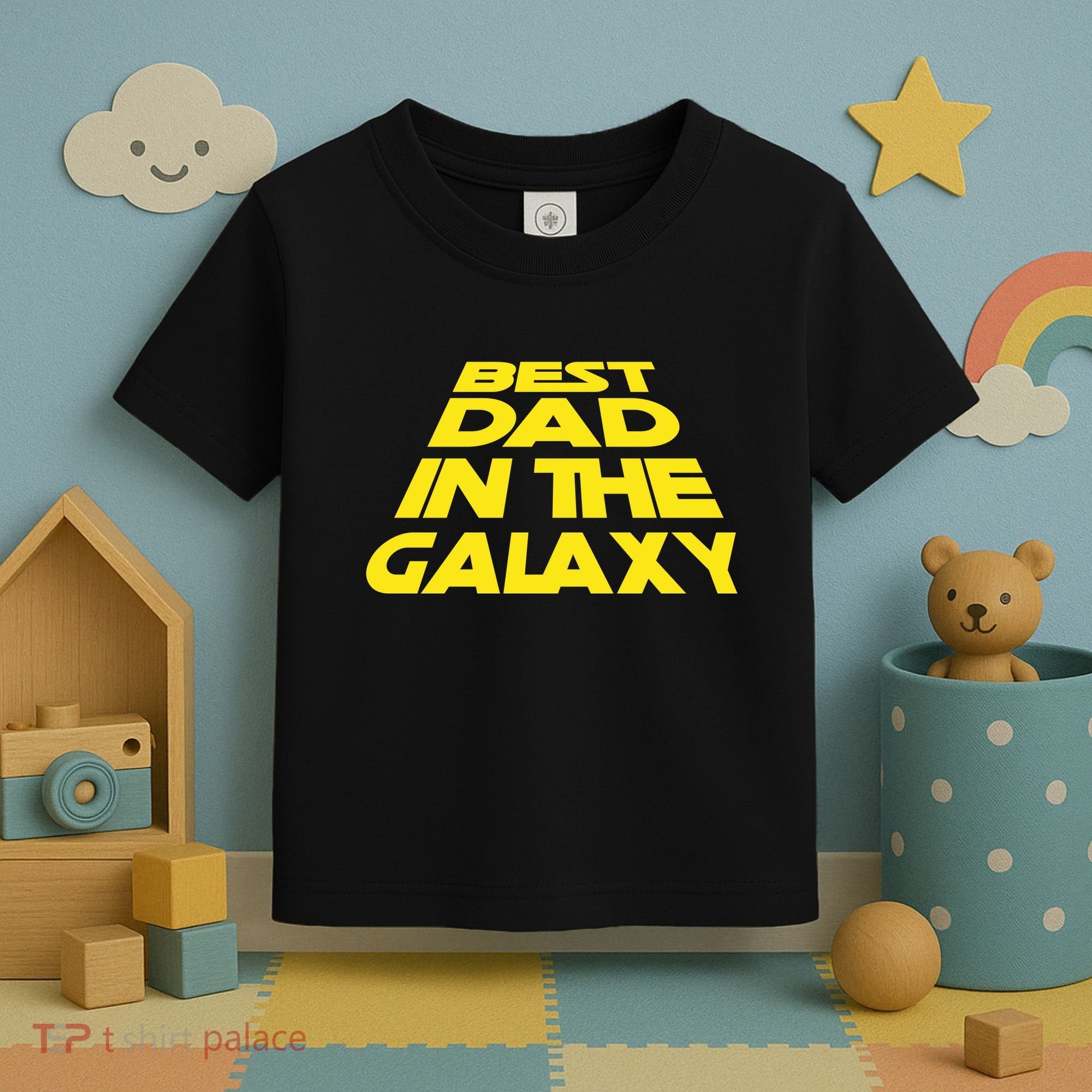 Best Dad In The Galaxy Father's Day Toddler T-Shirt