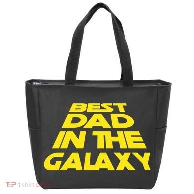 Best Dad In The Galaxy Father's Day Tote Bag