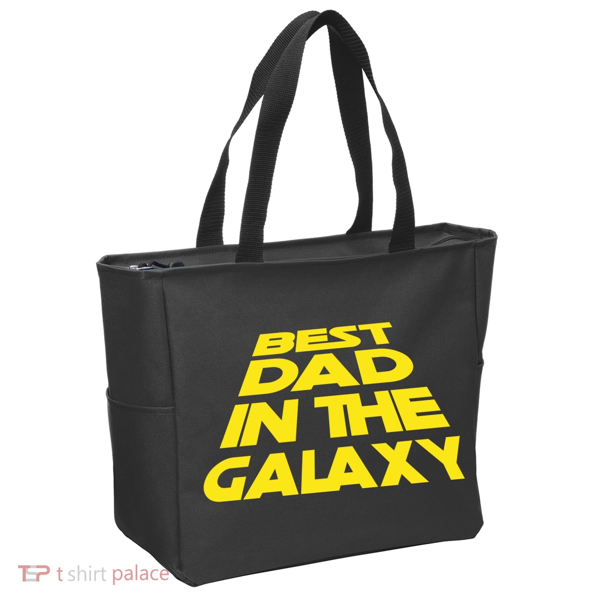 Best Dad In The Galaxy Father's Day Tote Bag