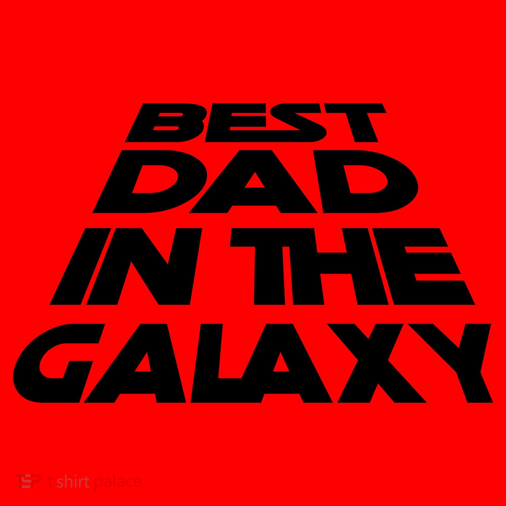 Best Dad In The Galaxy Father's Day Santa Hat