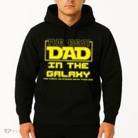 Best Dad In The Galaxy Force Is Strong Hoodie thumb 2