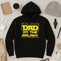 Best Dad In The Galaxy Force Is Strong Hoodie thumb 3
