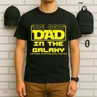 Best Dad In The Galaxy Force Is Strong T-Shirt thumb 6