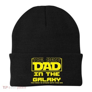 Best Dad In The Galaxy Force Is Strong Beanie