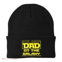 Best Dad In The Galaxy Force Is Strong Beanie thumb 0