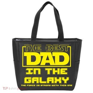 Best Dad In The Galaxy Force Is Strong Tote Bag