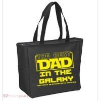 Best Dad In The Galaxy Force Is Strong Tote Bag thumb 2