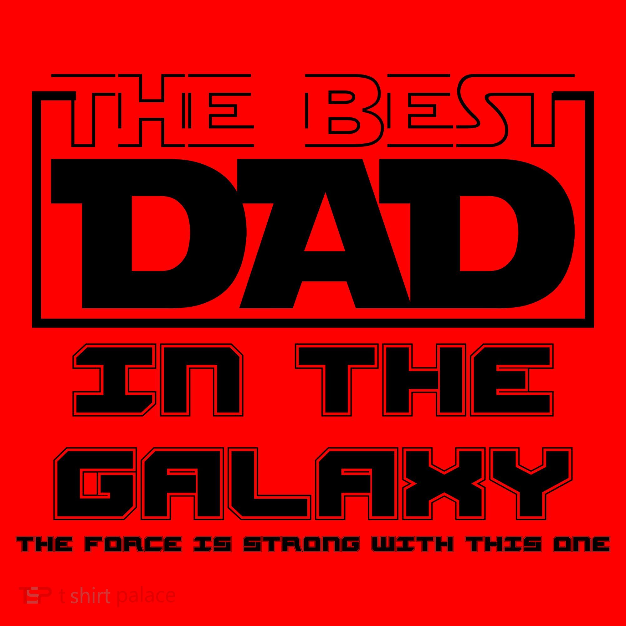 Best Dad In The Galaxy Force Is Strong Santa Hat