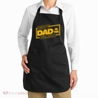Best Dad In The Galaxy Movie Parody Logo Apron thumb 2