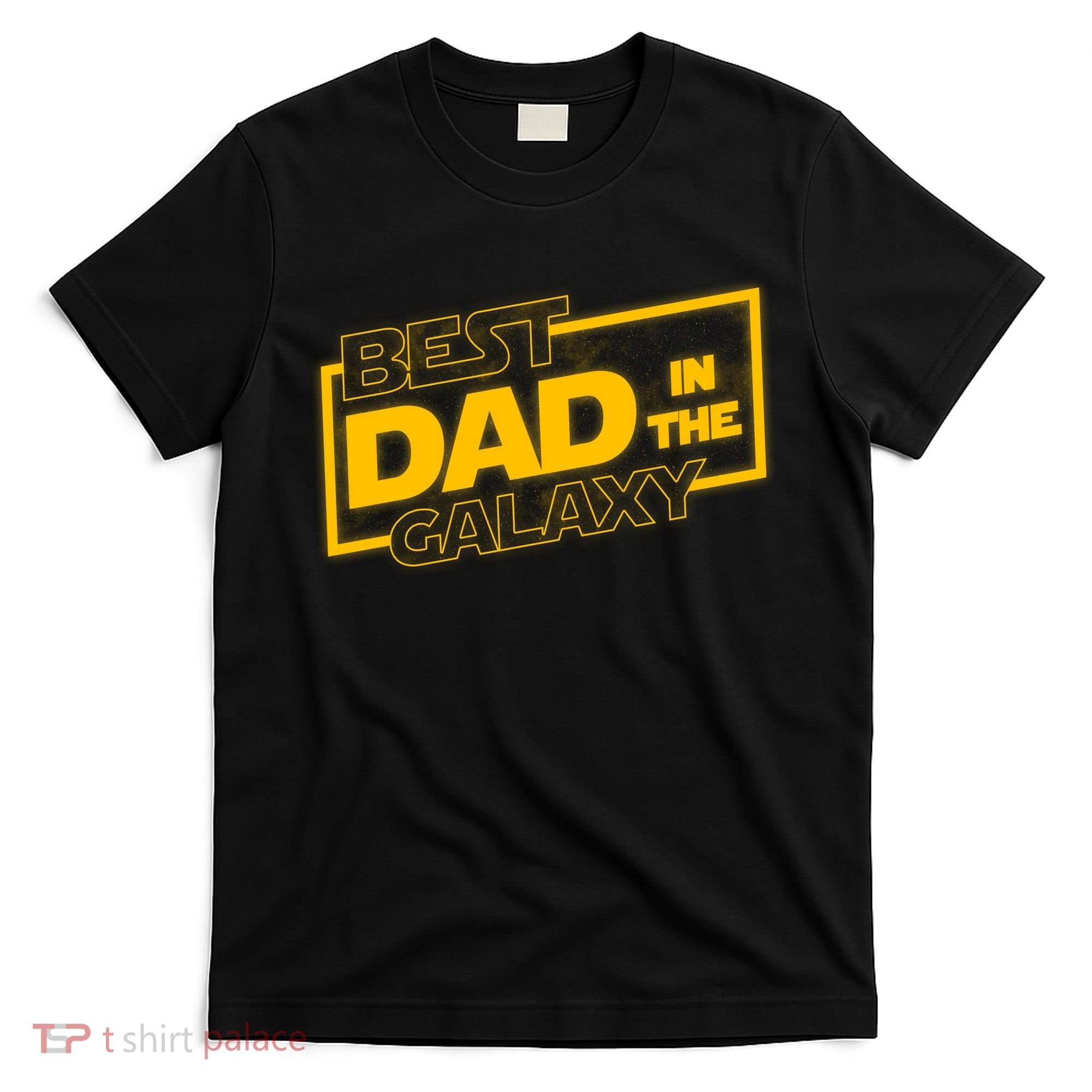 Best Dad In The Galaxy Movie Parody Logo T-Shirt