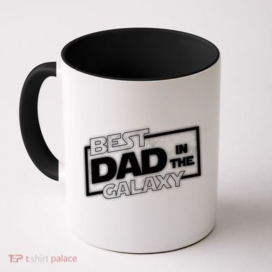 Best Dad In The Galaxy Movie Parody Logo Coffee Mug