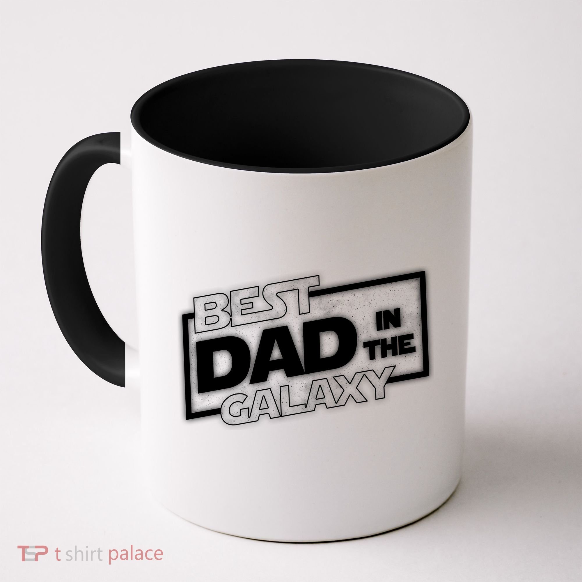 Best Dad In The Galaxy Movie Parody Logo Coffee Mug