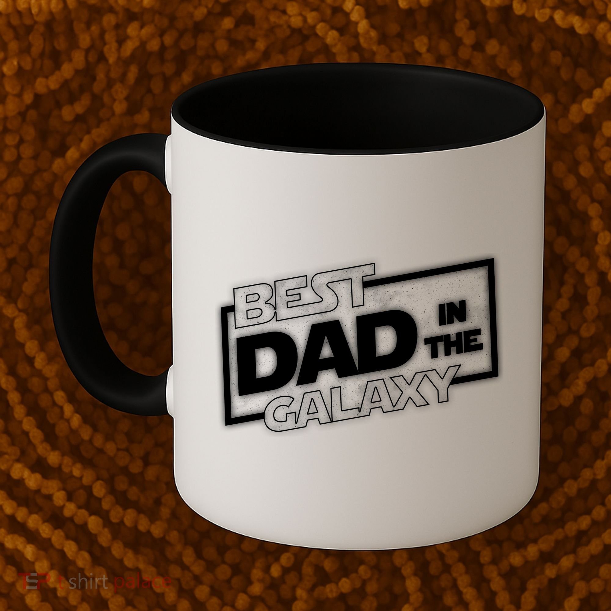 Best Dad In The Galaxy Movie Parody Logo Coffee Mug