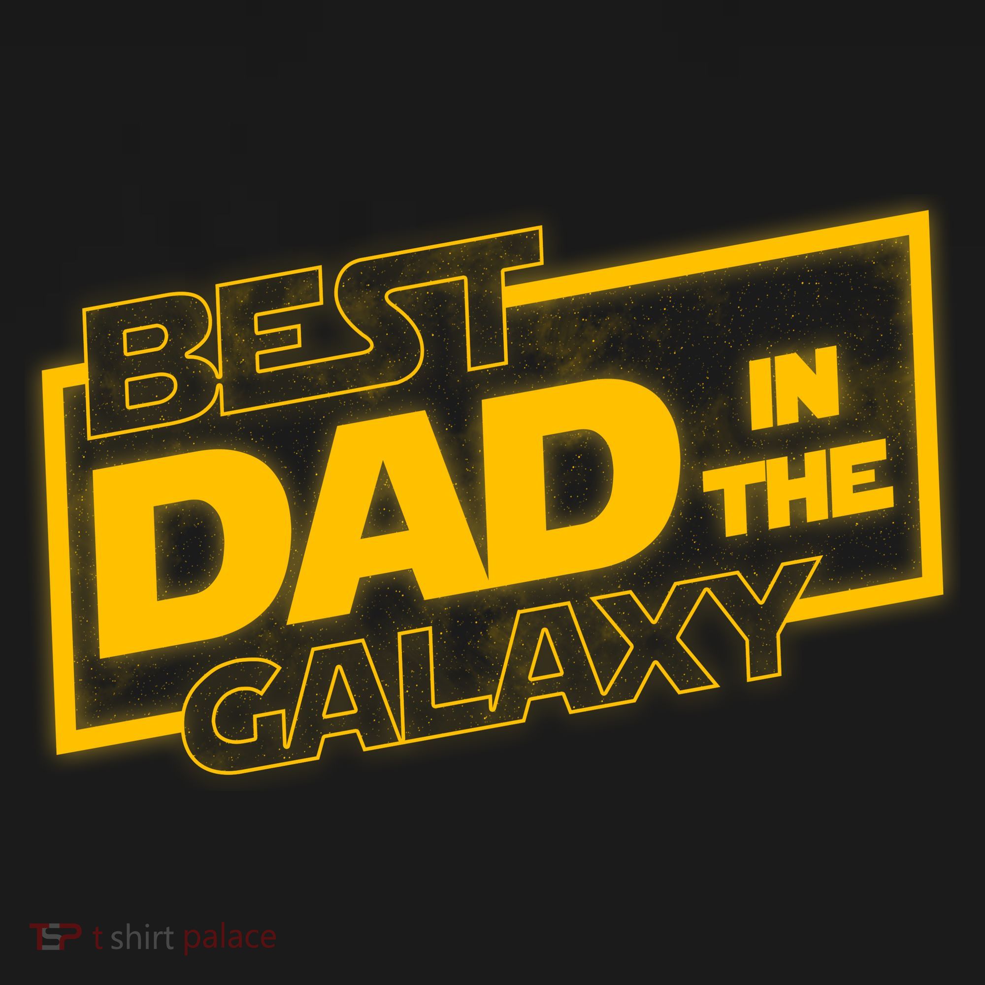 Best Dad In The Galaxy Movie Parody Logo Baby Bodysuit