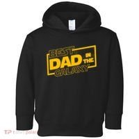Best Dad In The Galaxy Movie Parody Logo Toddler Hoodie thumb 0