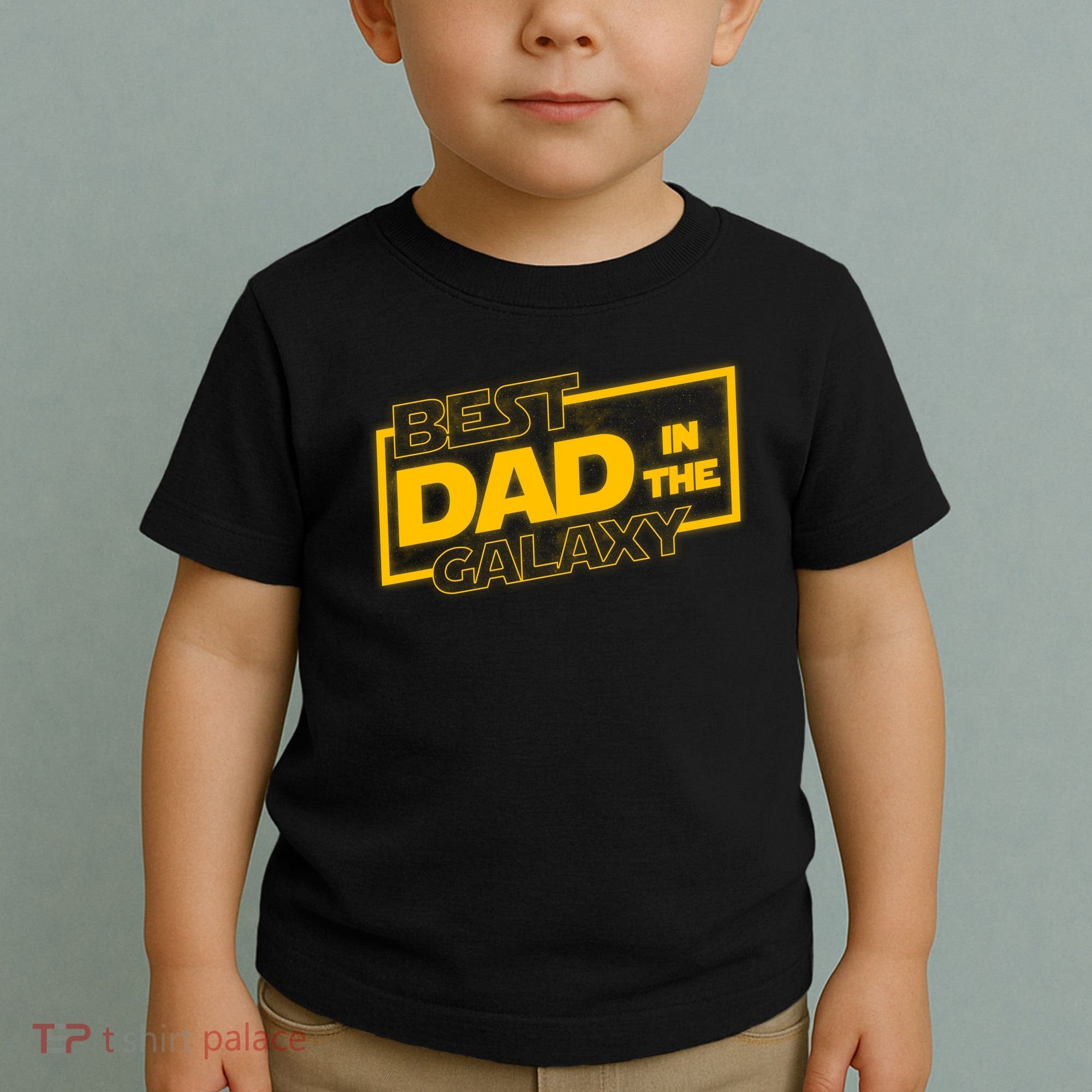 Best Dad In The Galaxy Movie Parody Logo Toddler T-Shirt