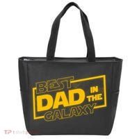 Best Dad In The Galaxy Movie Parody Logo Tote Bag thumb 0