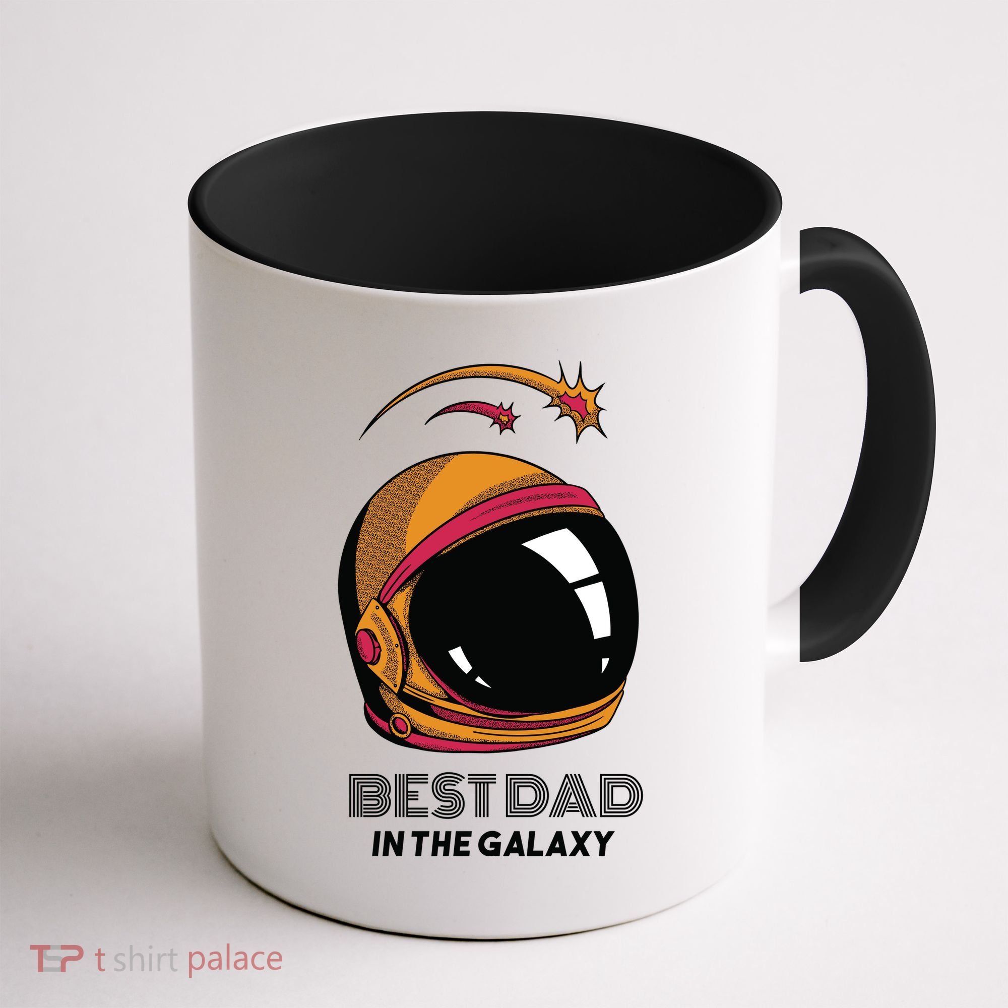 Best Dad In The Galaxy Space Helmet Coffee Mug