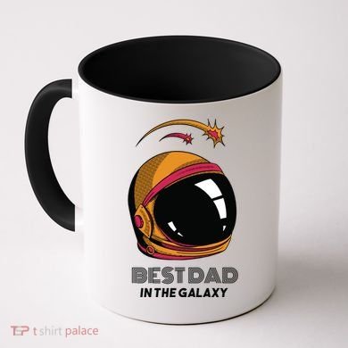 Best Dad In The Galaxy Space Helmet Coffee Mug