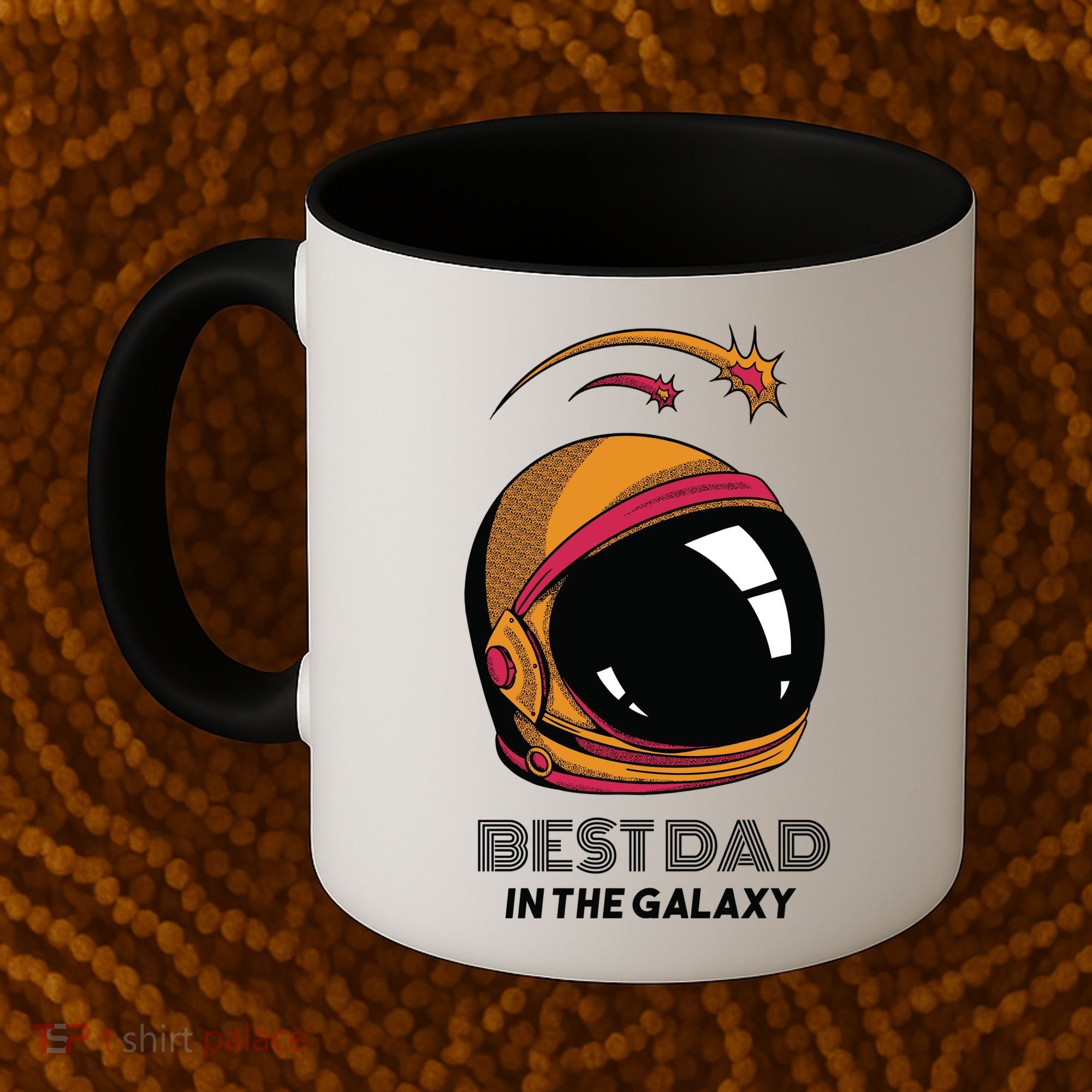 Best Dad In The Galaxy Space Helmet Coffee Mug