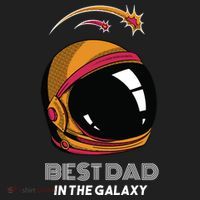 Best Dad In The Galaxy Space Helmet Tumbler thumb 3