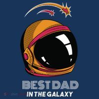 Best Dad In The Galaxy Space Helmet Bucket Hat thumb 4