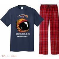 Best Dad In The Galaxy Space Helmet Pajama Set thumb 0