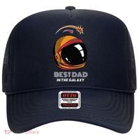 Best Dad In The Galaxy Space Helmet Hat thumb 0